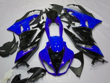 Online Azul Negro Blanco Carenado Moto Kawasaki ZX6R 2007-2008