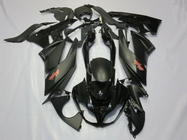 Online Negro Mate Negro Rojo Carenado Moto Kawasaki ZX6R 2007-2008