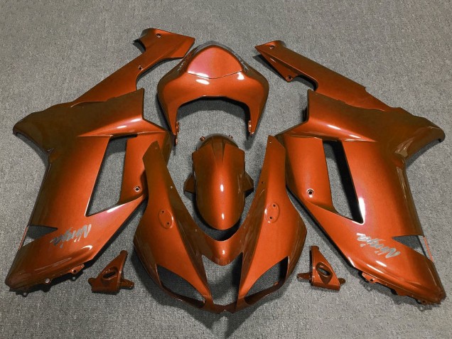 Online Naranja Carenado Moto Kawasaki ZX6R 2007-2008