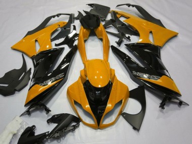 Online Naranja Negro Carenado Moto Kawasaki ZX6R 2007-2008