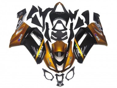 Online Oro Negro Elf Carenado Moto Kawasaki ZX6R 2007-2008