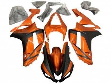 Online Naranja Negro Mate Carenado Moto Kawasaki ZX6R 2007-2008