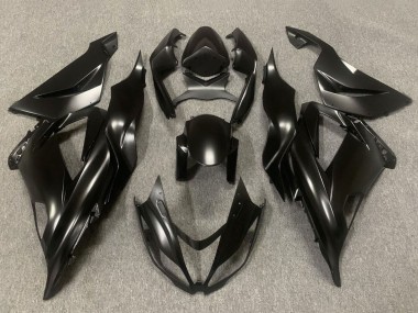 Online Negro Mate Carenado Moto Kawasaki ZX6R 2013-2018