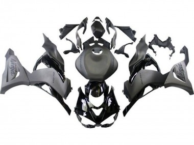 Online Negro Mate Gris Mate Negro Brillante Carenado Moto Kawasaki ZX6R 2023-2025