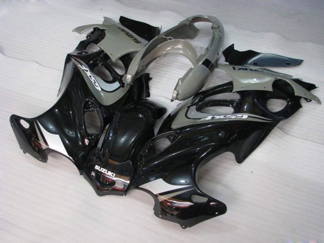 Online Negro Brillante Gris Carenado Moto Suzuki GSX600F/GSX750F 2004-2006