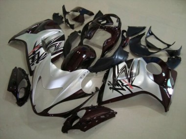 Online Carenados Moto Suzuki GSXR 1300 Hayabusa 2008-2020 - Plata Negro