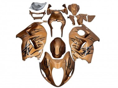 Online Carenados Moto Suzuki GSXR 1300 Hayabusa 2008-2020 - Bronze Negro Llama