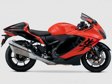Online Carenados Moto Suzuki GSXR 1300 Hayabusa 2021-2025 - Naranja Negro Mate