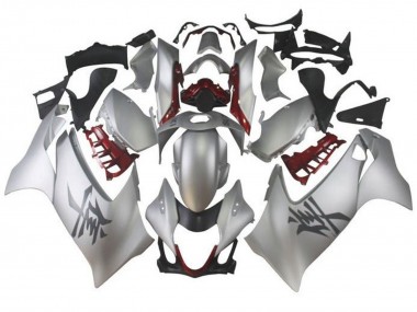 Online Carenados Moto Suzuki GSXR 1300 Hayabusa 2021-2025 - Plata Rojo Oscuro