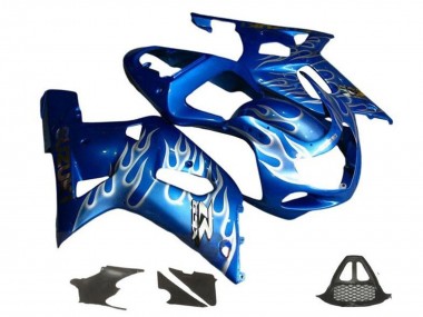 Online Azul Blanco Llama Carenado Moto Suzuki GSXR1000 2000-2002