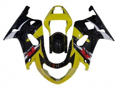 Online Amarillo Plata Negro Brillante Rojo Carenado Moto Suzuki GSXR1000 2000-2002