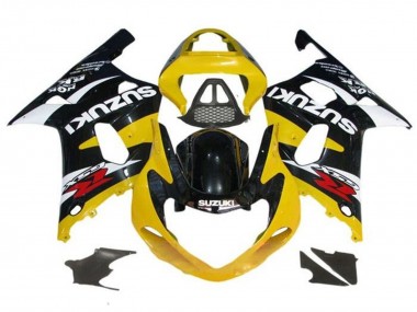 Online Amarillo Negro Brillante Blanco Rojo Carenado Moto Suzuki GSXR1000 2000-2002