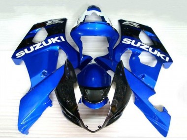 Online Azul Negro Blanco Carenado Moto Suzuki GSXR 1000 2003-2004