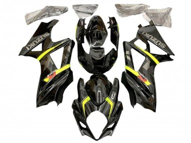 Online Negro Amarillo Gris Carenado Moto Suzuki GSXR 1000 2005-2006