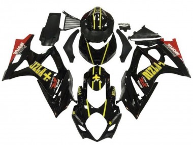Online Negro Oro Rizla Rojo Carenado Moto Suzuki GSXR 1000 2005-2006