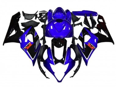 Online Azul Negro Blanco Raya Carenado Moto Suzuki GSXR 1000 2005-2006