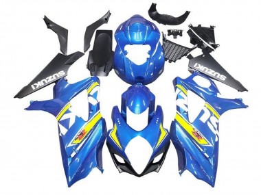 Online Azul Amarillo Blanco Negro Carenado Moto Suzuki GSXR 1000 2005-2006