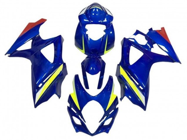 Online Azul Amarillo Rojo Carenado Moto Suzuki GSXR 1000 2005-2006
