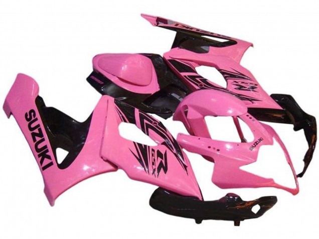 Online Rosa Negro Carenado Moto Suzuki GSXR 1000 2005-2006