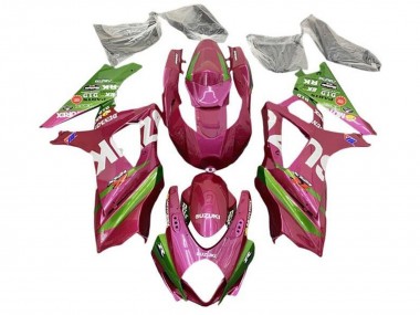 Online Rosa Verde Carenado Moto Suzuki GSXR 1000 2005-2006