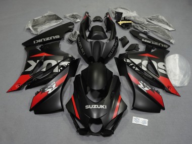 Online Negro Mate Rojo Gris Blanco Carenado Moto Suzuki GSXR1000 2017-2024