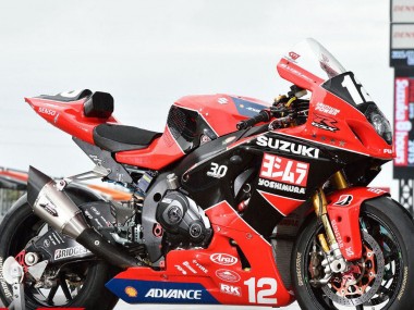 Online Rojo Negro Blanco Yoshimura Carenado Moto Suzuki GSXR1000 2017-2024