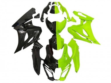 Online Negro Neon Verde Carenado Moto Suzuki GSXR1000 2017-2024