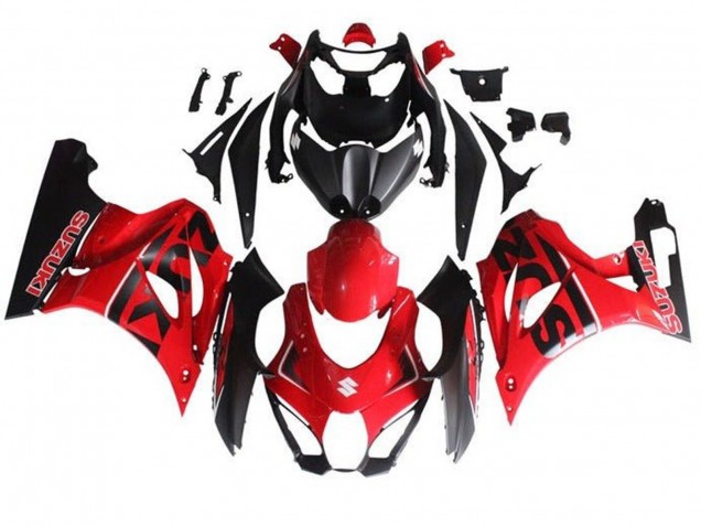 Online Rojo Negro Carenados Moto Suzuki GSXR1000 2017-2024