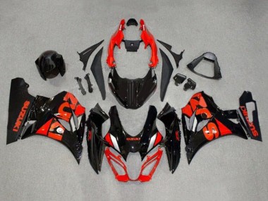 Online Negro Rojo Plata Carenado Moto Suzuki GSXR1000 2017-2024