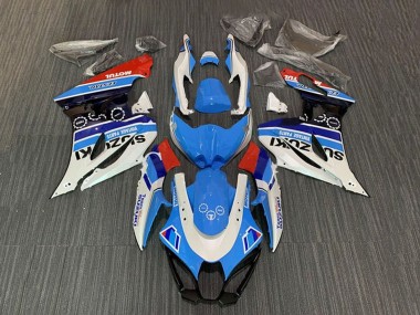 Online Blanco Azul Raya Rojo Motul Carenado Moto Suzuki GSXR1000 2017-2024