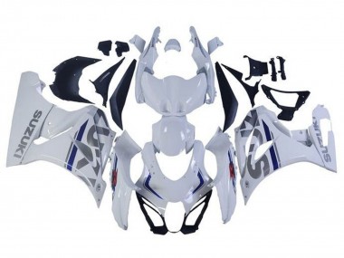 Online Blanco Plata Azul Carenado Moto Suzuki GSXR1000 2017-2024