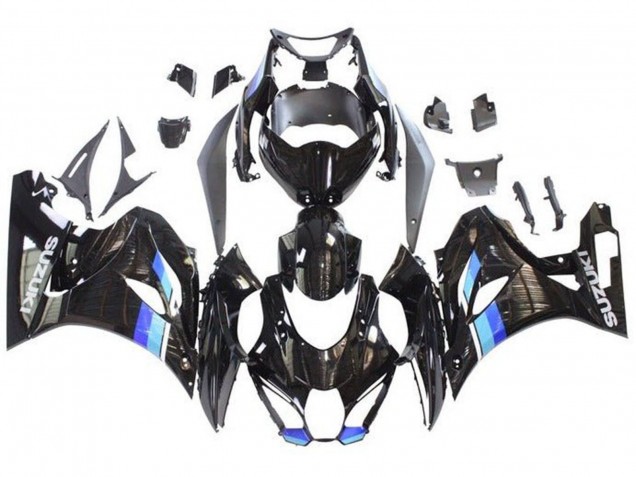 Online Negro Azul Raya Carenado Moto Suzuki GSXR1000 2017-2024