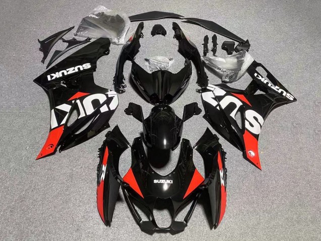 Online Negro Rojo Blanco Carenado Moto Suzuki GSXR1000 2017-2024
