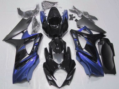 Online Negro Brillante Negro Mate Kit Carenado Moto Suzuki GSXR 1000 2007-2008