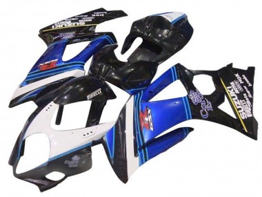 Online Blanco Azul Negro Corona Carenado Moto Suzuki GSXR 1000 2007-2008