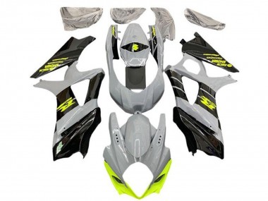 Online Nardo Gris Neon Amarillo Negro Carenado Moto Suzuki GSXR 1000 2007-2008