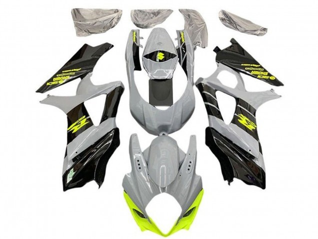 Online Nardo Gris Neon Amarillo Negro Carenado Moto Suzuki GSXR 1000 2007-2008