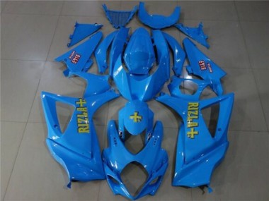 Online Azul Oro Rizla Carenado Moto Suzuki GSXR 1000 2007-2008