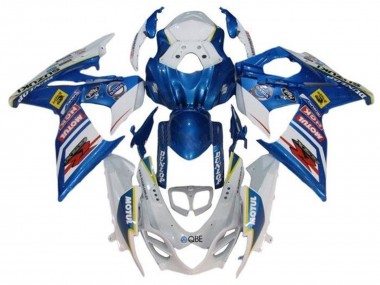 Online Blanco Azul Rojo Amarillo Carenado Moto Suzuki GSXR 1000 2009-2016