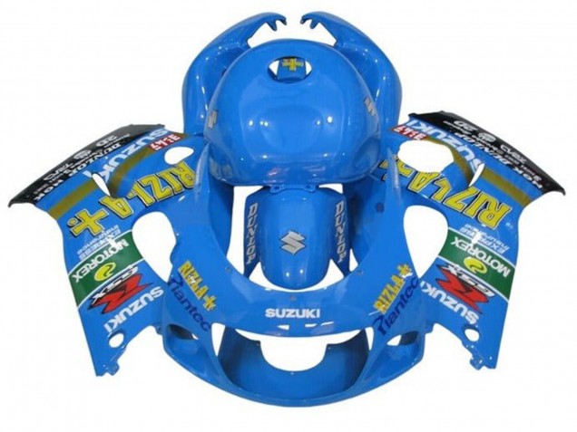 Online Azul Rizla Carenado Moto Suzuki GSXR 600 / GSXR 750 1996-2000