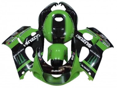 Online Verde Negro Monstruo Carenado Moto Suzuki GSXR 600 / GSXR 750 1996-2000