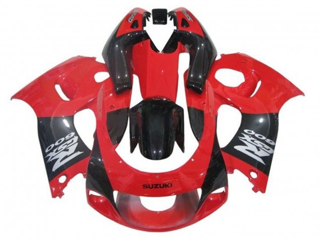 Online Rojo Negro Gris Carenado Moto Suzuki GSXR 600 / GSXR 750 1996-2000