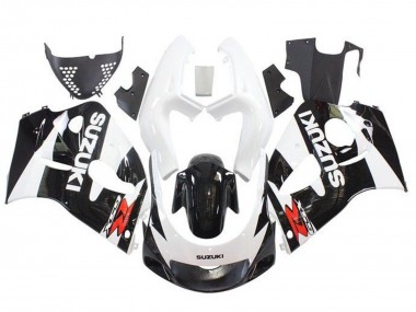 Online Blanco Negro Rojo Carenado Moto Suzuki GSXR 600 / GSXR 750 1996-2000