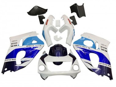 Online Blanco Triple Azul Carenado Moto Suzuki GSXR 600 / GSXR 750 1996-2000