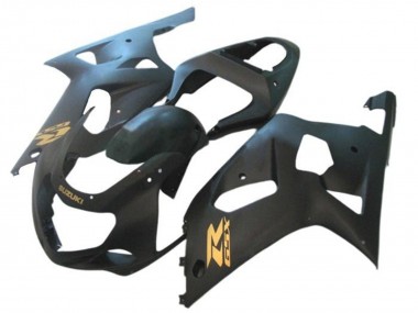 Online Negro Mate Oro Carenado Moto Suzuki GSXR 600 / GSXR 750 2001-2003