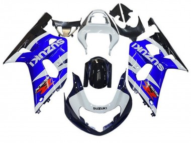 Online Blanco Azul Negro Brillante Rojo Carenado Moto Suzuki GSXR 600 / GSXR 750 2001-2003