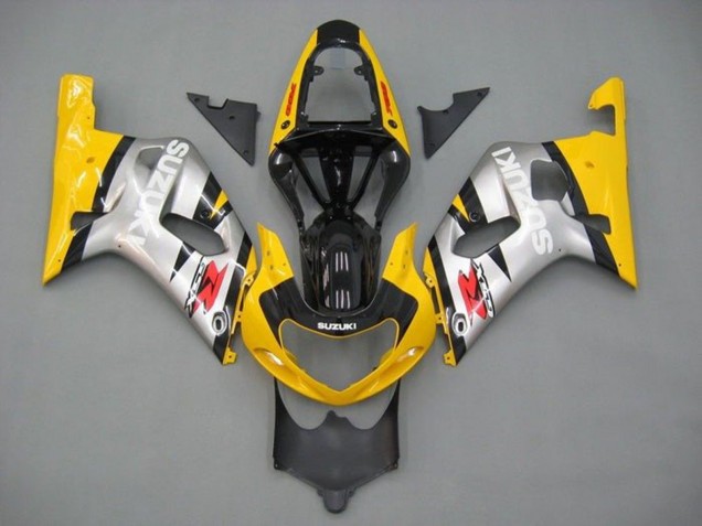 Online Amarillo Plata Negro Brillante Rojo Carenado Moto Suzuki GSXR 600 / GSXR 750 2001-2003