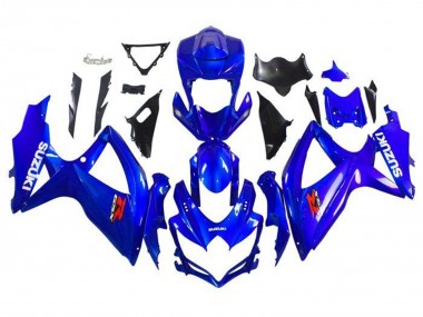 Online Azul Blanco Rojo Carenados Moto Suzuki GSXR 600 / GSXR 750 2008-2010