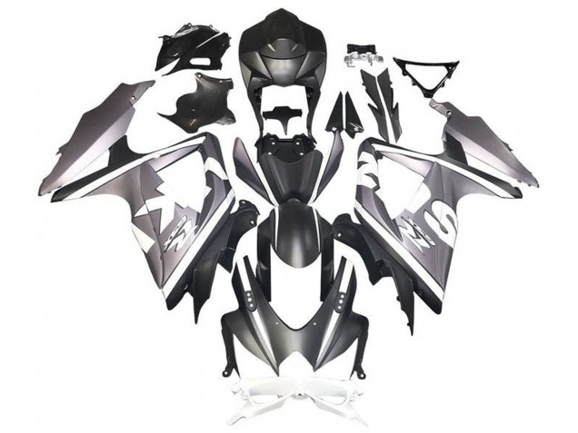 Online Plata Blanco Negro Mate Carenado Moto Suzuki GSXR 600 / GSXR 750 2008-2010