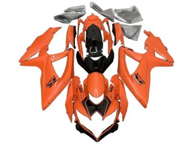 Online Naranja Negro Brillante Carenado Moto Suzuki GSXR 600 / GSXR 750 2008-2010